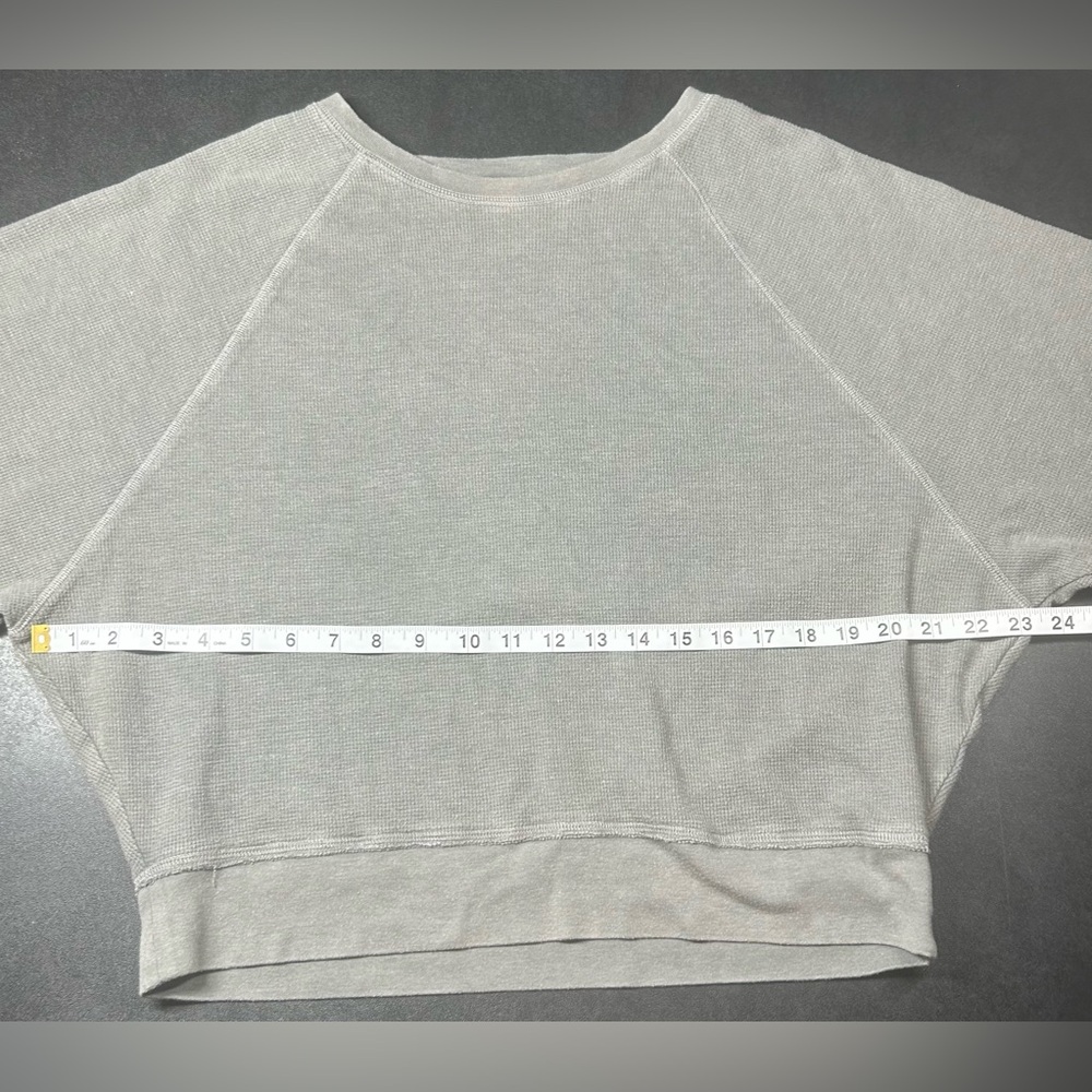 Lucky Brand Size L Grey Pullover Sweatshirt - Picture 4 of 4
